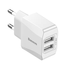 Load image into Gallery viewer, Baseus Dual USB Charger for EU