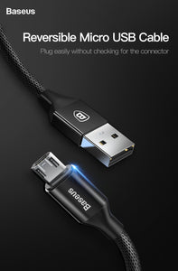 Baseus Reversible Fast Charging Stylish Micro USB Cable