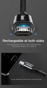 Baseus Reversible Fast Charging Stylish Micro USB Cable