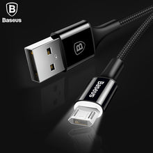 Load image into Gallery viewer, Baseus LED Fast Charging Micro USB Cable For Samsung, Sony and more