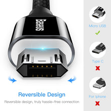 Load image into Gallery viewer, Baseus LED Fast Charging Micro USB Cable For Samsung, Sony and more