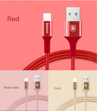 Load image into Gallery viewer, Baseus LED lighting Fast Charging Cable For iPhone and iPads