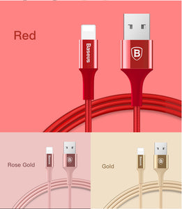 Baseus LED lighting Fast Charging Cable For iPhone and iPads