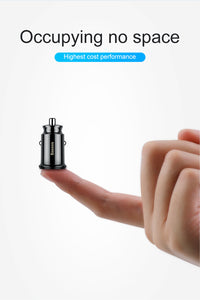 Baseus Small Rice Grain Dual-USB 3.1A Car Charger