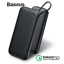 Load image into Gallery viewer, Baseus 20000mAh Power Bank For All iPhones,  Samsung + Dual QC3.0 Quick Charger for MacBook and Notebooks